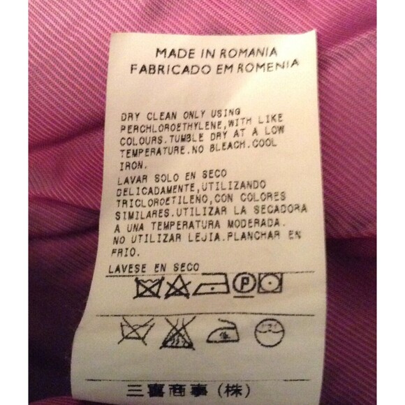 Vtg Wool Coat Women 8 Brown Pea Coat Tweed Double Breasted Boho Granny Retro 90s - Picture 12 of 12